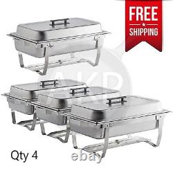 12 Pack 8qt Chafer Chafing Dish Sets Food Warmer Serving, Buffet & Catering NEW