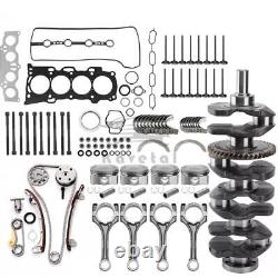 2AZ-FE 2.4L Engine Rebuild Overhaul Kit Crankshaft Rods Timing For Toyota Camry