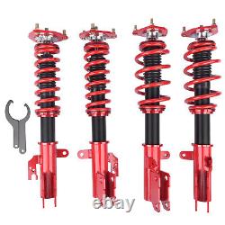 4x Coilover Spring &Shocks for LEXUS ES300 1992-2001 Adj. Height Twin Tube Red
