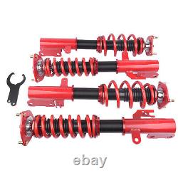 4x Coilover Spring &Shocks for LEXUS ES300 1992-2001 Adj. Height Twin Tube Red