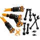 4x Coilovers Suspension Strut Kits + 6 x Rear Camber Arms For Honda Accord 08-12