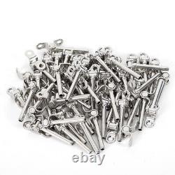 50 pcs Stainless Steel Tensioner Hardware Kit for 3/16 Cable Wire Railing USA