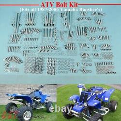 632 Pcs Stainless Steel Full Fairing Bolt Kit for Yamaha Banshee's ATV 1987-2006