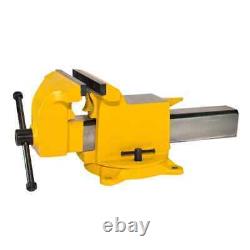 8 in. High Visibility All Steel Utility Workshop Bench Vise