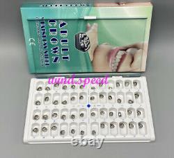 96PCS/2 Kit DENTAL Stainless Steel Crowns Permanent Molar Adult Crown All Sizes