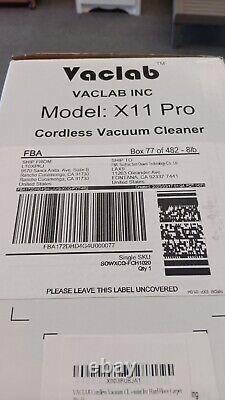 BRAND NEW VACLAB Cordless Vacuum Cleaner X11 Pro