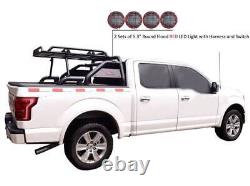Black Horse Warrior Roll Bar Kit Modular Black fit 2007-2023 Toyota Tundra