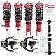 COILOVERS & ADJUSTABLE FRONT UPPER CAMBER CONTROL ARM KIT For HONDA CIVIC 92-95