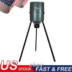 Feeder Kit Tripod All-Steel Digital Timer Programmable Poly Barrel With LCD Screen
