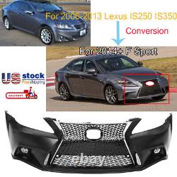 For 2006-2013 Lexus IS250 IS350 Conversion to 14+ F-Sport Front Bumper FOG Light