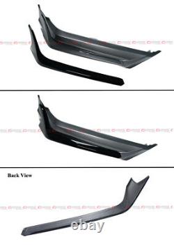 For 2021-22 Honda Accord ACR Modern Steel Metallic Front Bumper Lip Splitter Kit