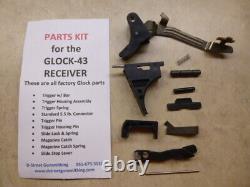 Glock 43 OEM 9mm Receiver Parts Kit, All New Factory Original