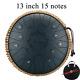 Hluru Glucophone Steel Tongue Drum 13 Inch 15 Notes C Ethereal 12 Inch 13 Notes