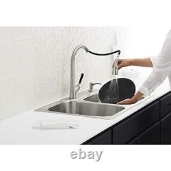 Kohler K-R75791-2PC-NA All-In- One-Kit Kitchen Sink Brushed Stainless