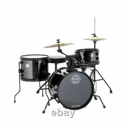 Ludwig Questlove Pocket Kit 4-Piece Complete Drum Set Black Sparkle