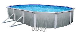 Martinique 52 Tall Steel Above Ground Pool Kit plus Starter Package