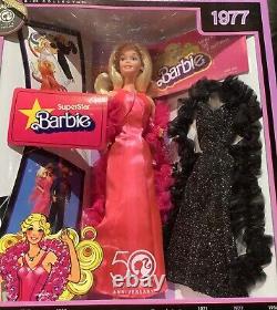 My Favorite Barbie 50th Anniversary Superstar Barbie 1977 N4978 Brand New