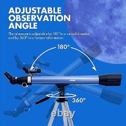 NEW? 234X 60MMx700MM STAINLESS STEEL ADJUSTABLE Telescope ALL-IN-1 KIT TRIPOD