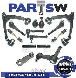 New Front Upper Control Arms Idler Pitman Tie Rods for Ford F150 Expedition 4WD