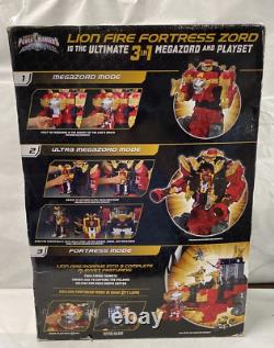 Power Rangers Ninja Steel Lion Fire Fortress Zord 20 Tall 3 in 1 Playset NIB