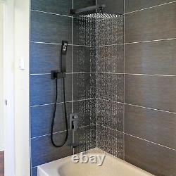 Shower Rain Shower Faucet System Kit All Stainless Steel Faucet Rain &Waterfall