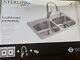 Sterling Southhaven All-in-One Sink Kit, Sink, Faucet, + Strainers, Silver (NEW)