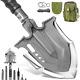 Survival Shovel Multitool 28 in 1 Luxury Kit, Tactical Camping Folding Shovel