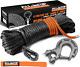 Synthetic Winch Rope Cable Kit 1/4 X 50 Ft 9500LBS Winch Line with Protective