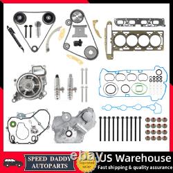 Timing Chain with Water Pump Oil Pump Head Gasket Set for GMC Chevy Malibu 2.4L